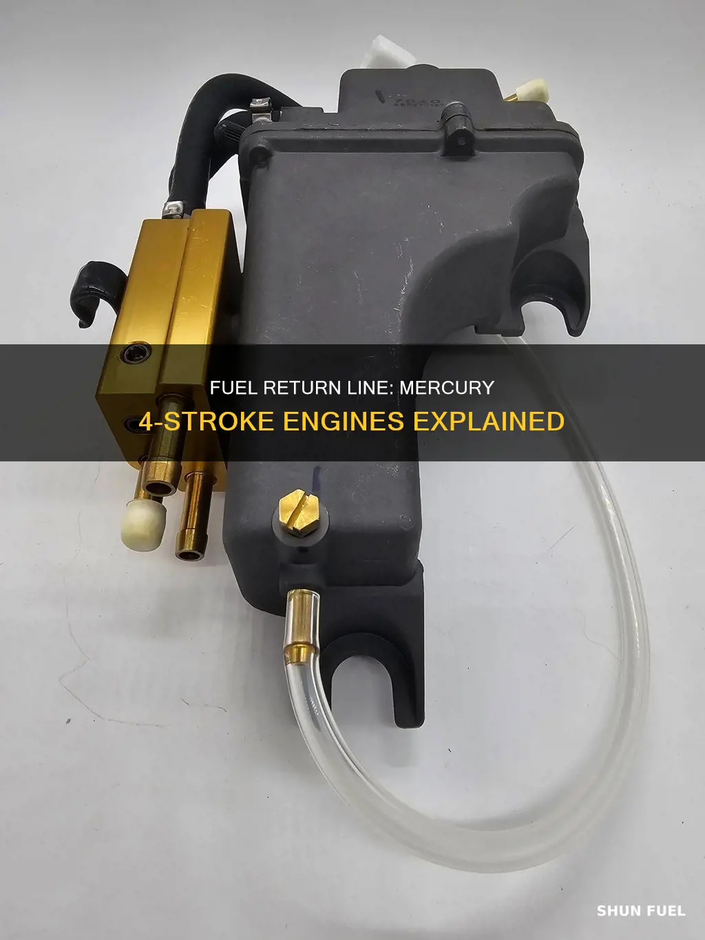 do mercury 4 strokes have a fuel return line