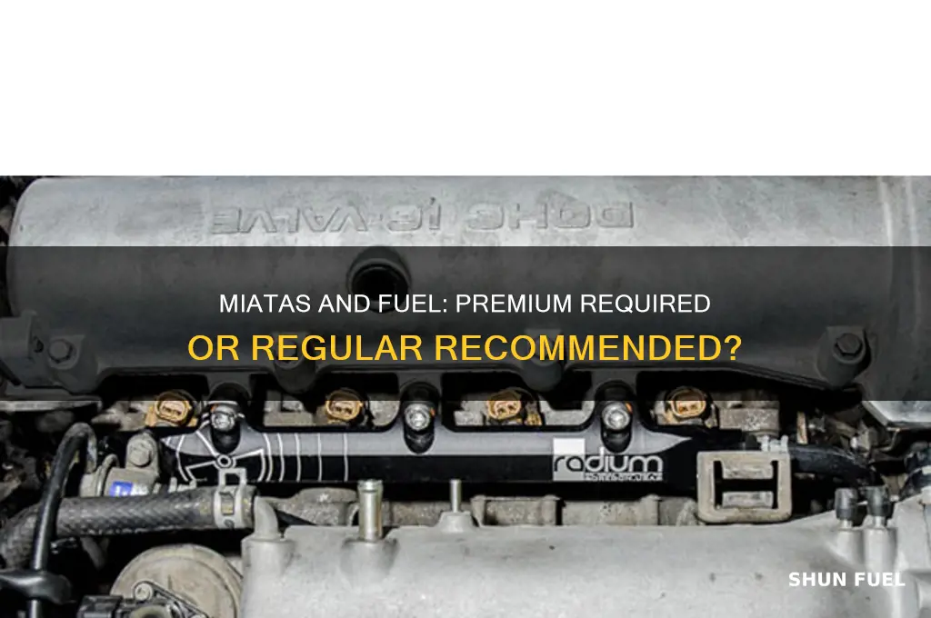 do miatas need premium fuel