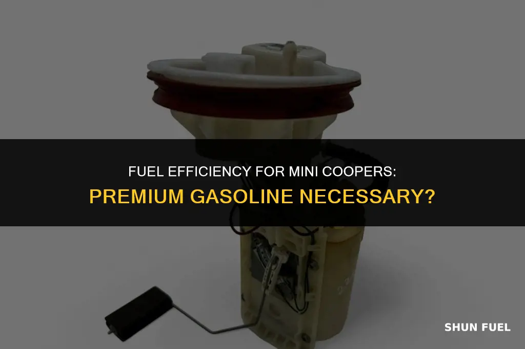 do mini coopers require premium gasoline