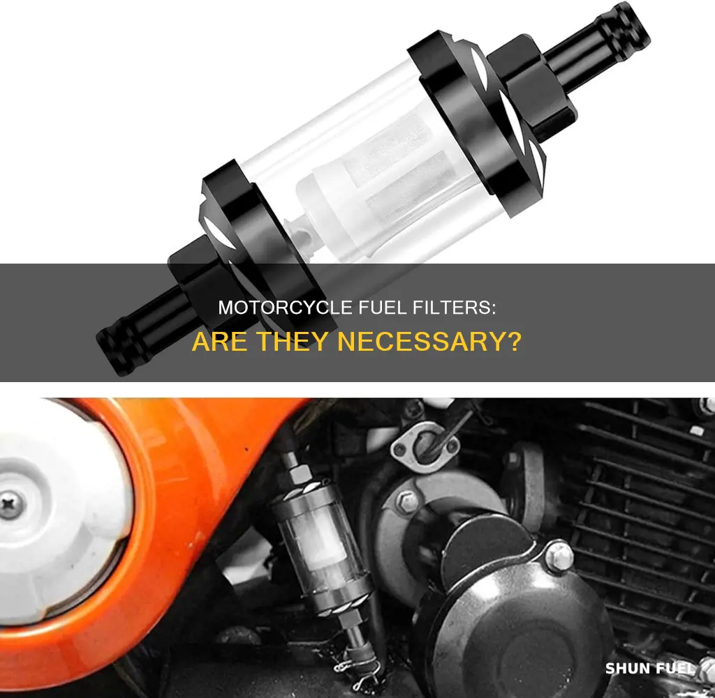 do motorcycles need fuel filter