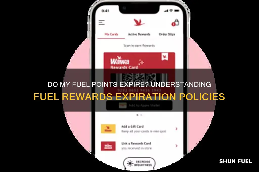 do my fuel points lapse