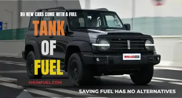 New Cars: Full Tank Fuel Included?