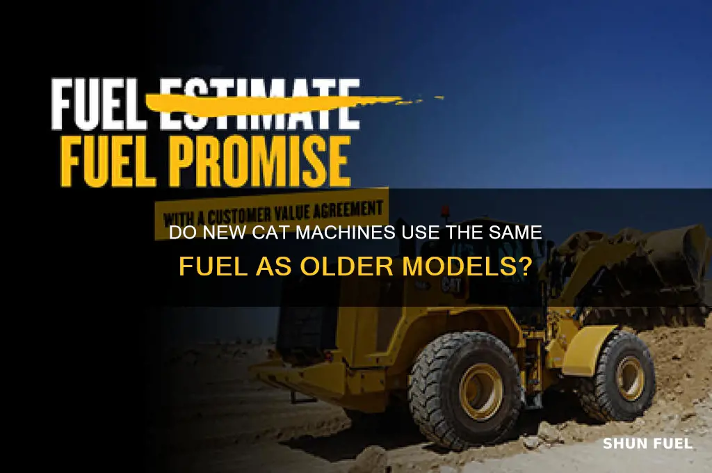 do new cat machines use the same fuel