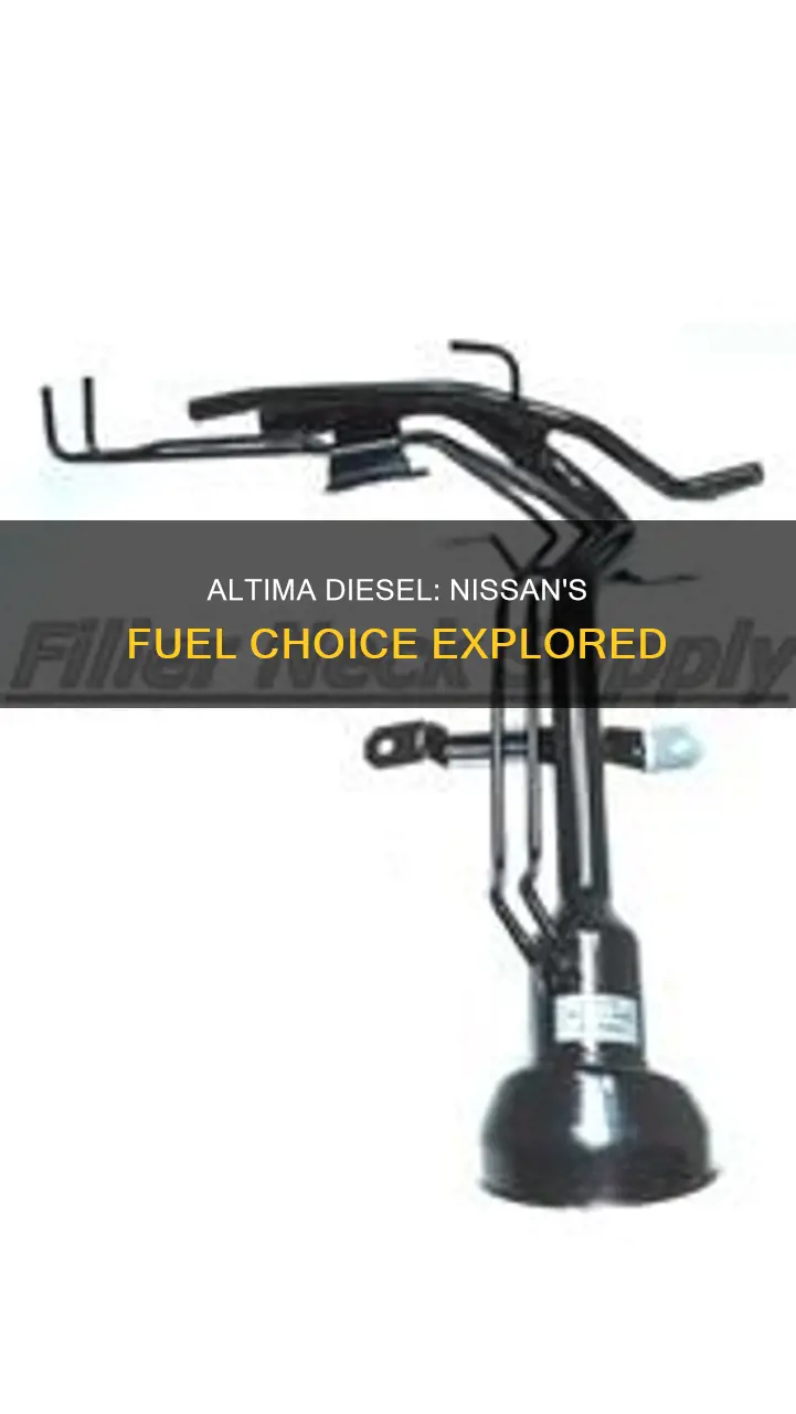 do nissan altimas run on diesel fuel