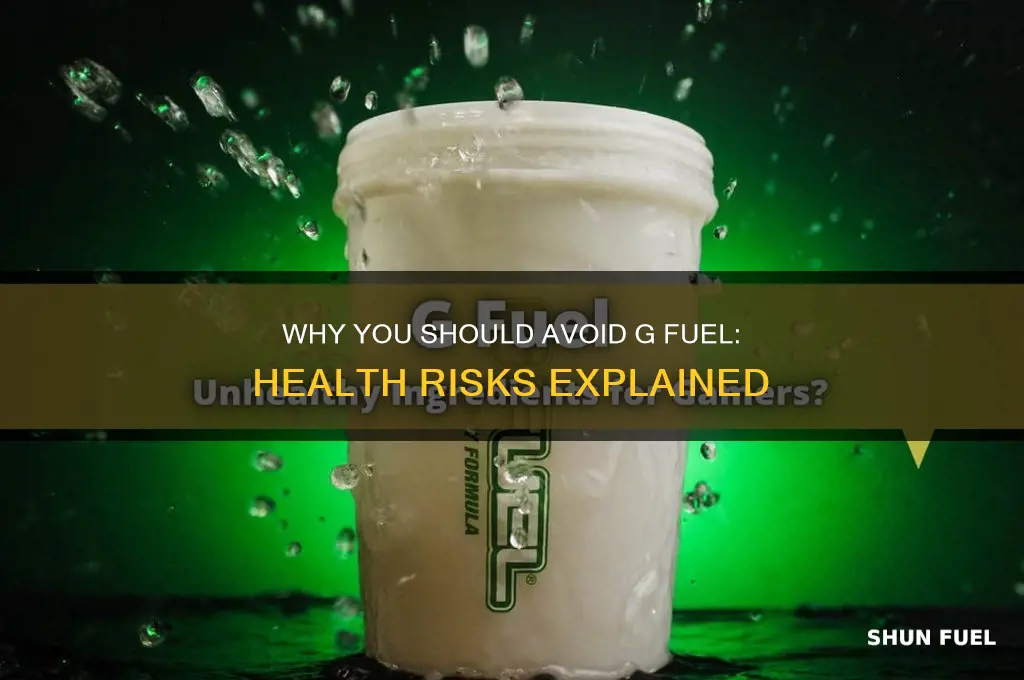 do not drink g fuel