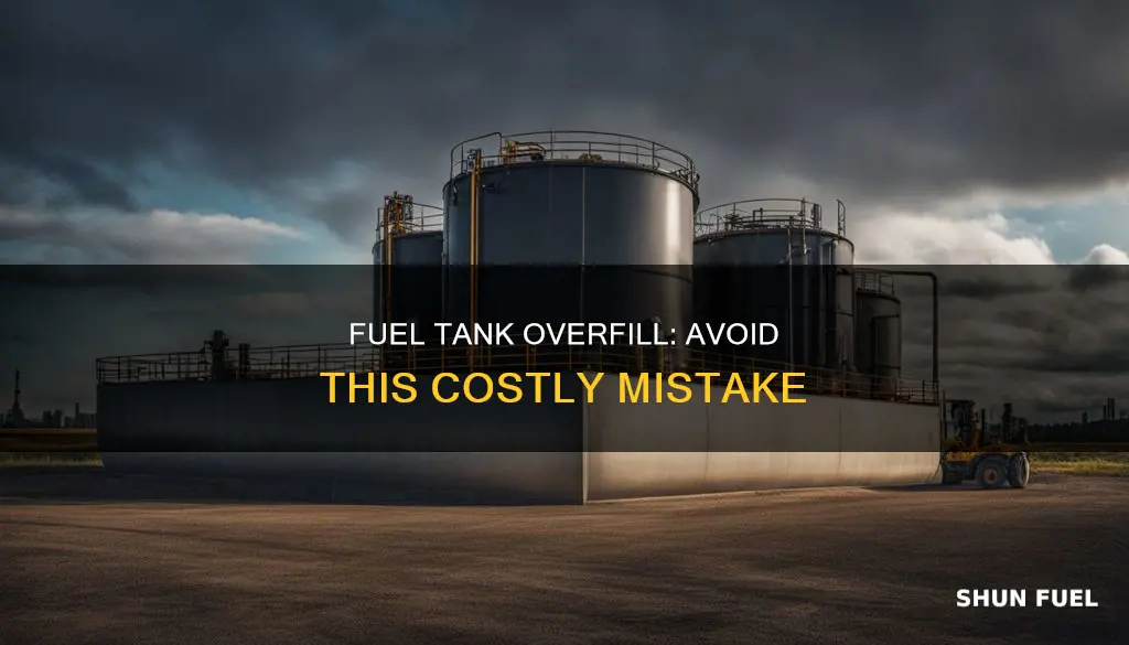 do not overfill the fuel tank