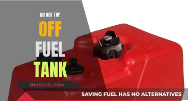 Why You Should Avoid Topping Off Your Fuel Tank
