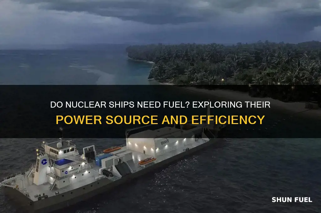 do nuclear ships need fuel