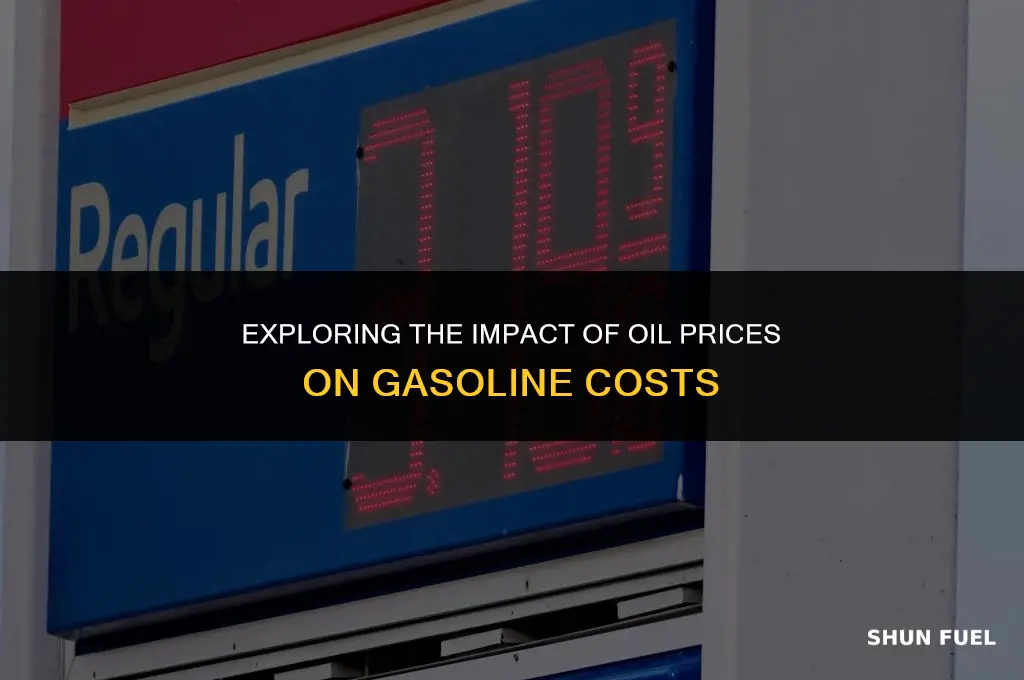 do oil prices affect gasoline prices