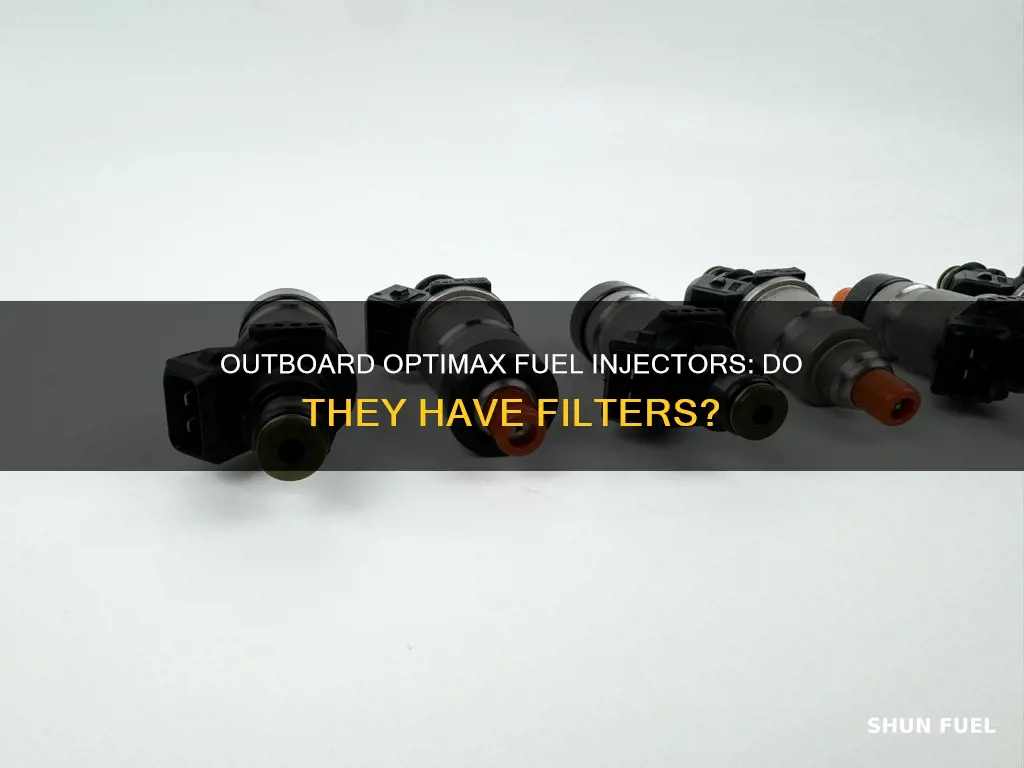 do outboard optimax fuel injectors have filters