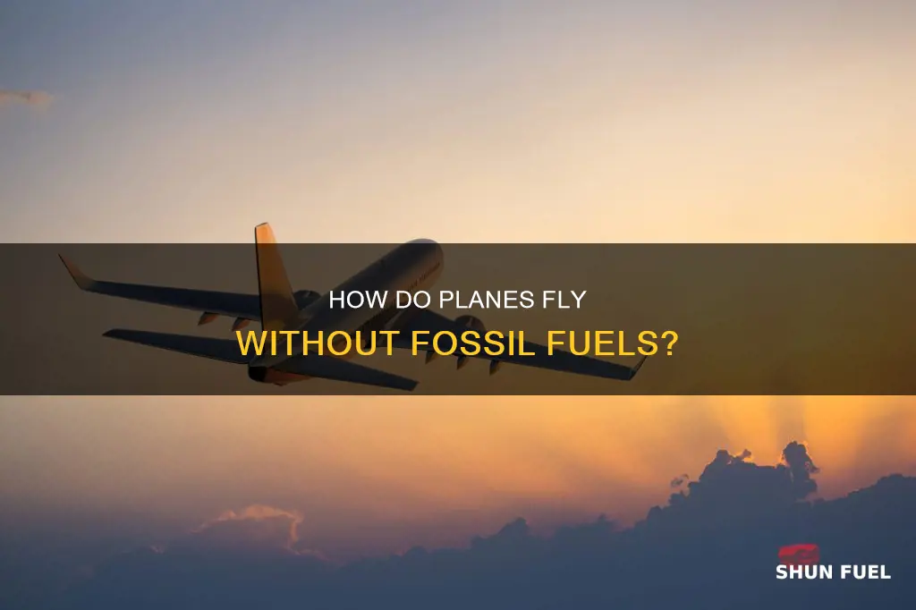 do planes realease fossil fuels