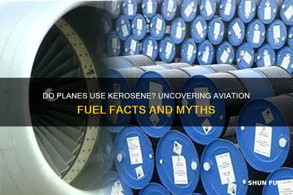 do planes use kerosene as fuel