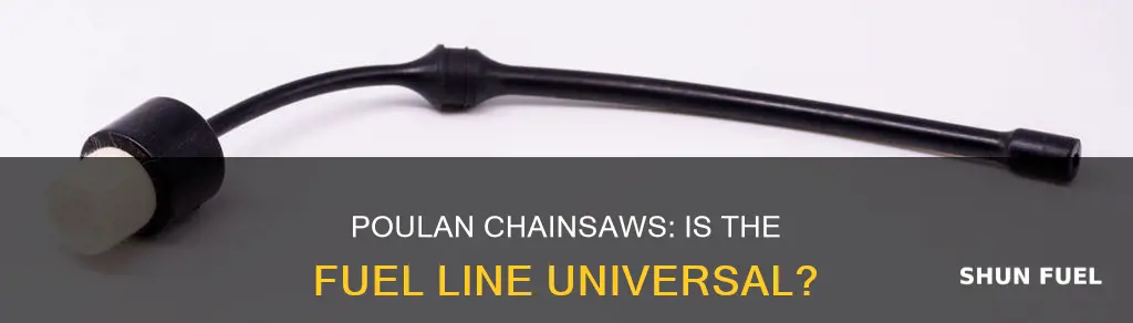 do poulan chainsaws have the same fuel lin