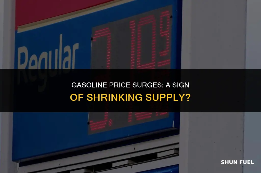 do price hikes in gasoline mean lesser supply