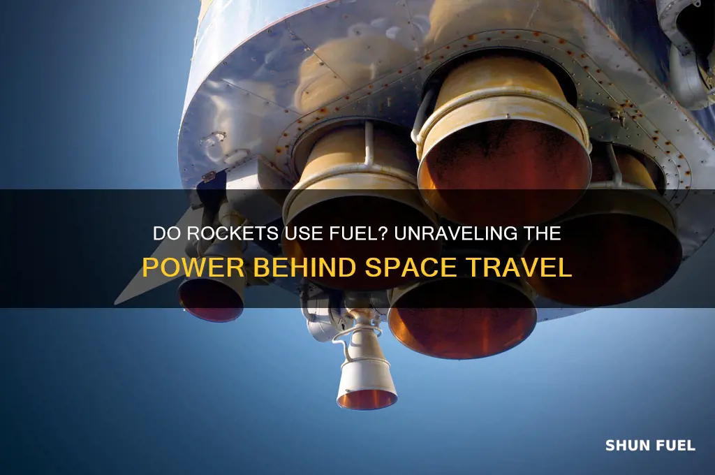 do rockets use fuel