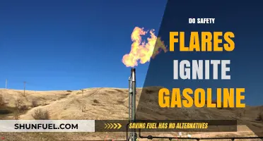 Exploring the Combustibility of Gasoline with Safety Flares