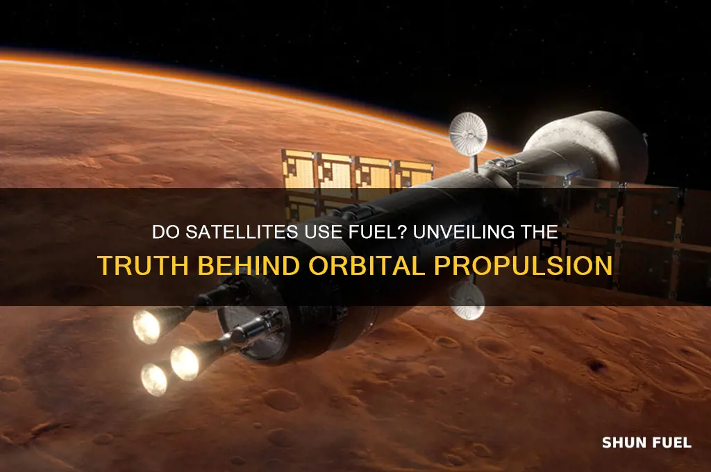 do satellites use fuel
