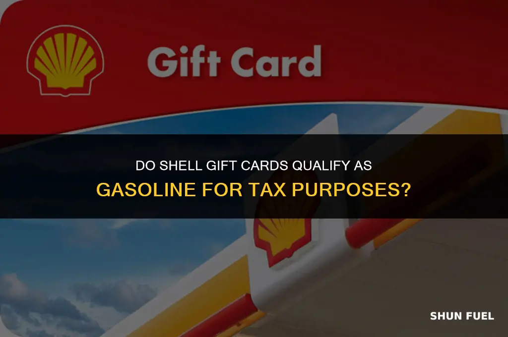 do shell gift cards count as gasoline