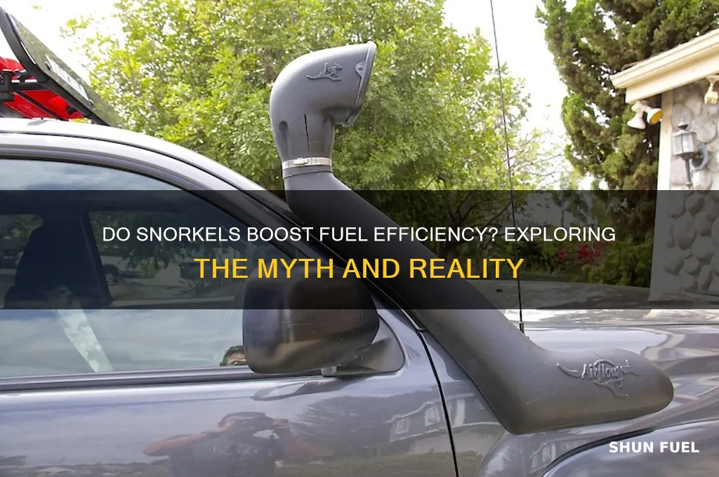 do snorkels improve fuel economy