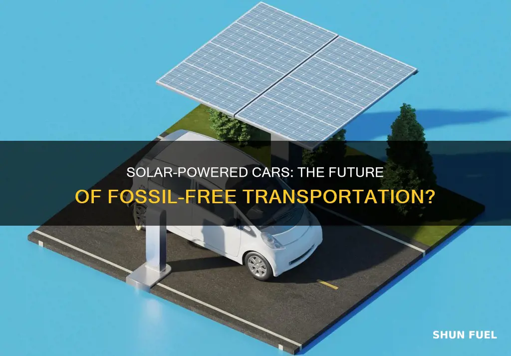 do solar energy cars use fossil fuel