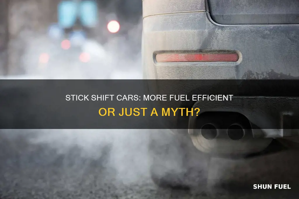 do stick shift cars use more fuel emission