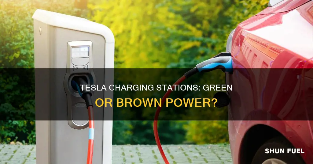 do tesla charging stations use fossil fuels