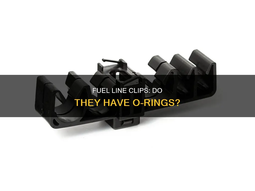 do the fuel line clips have a n o ring