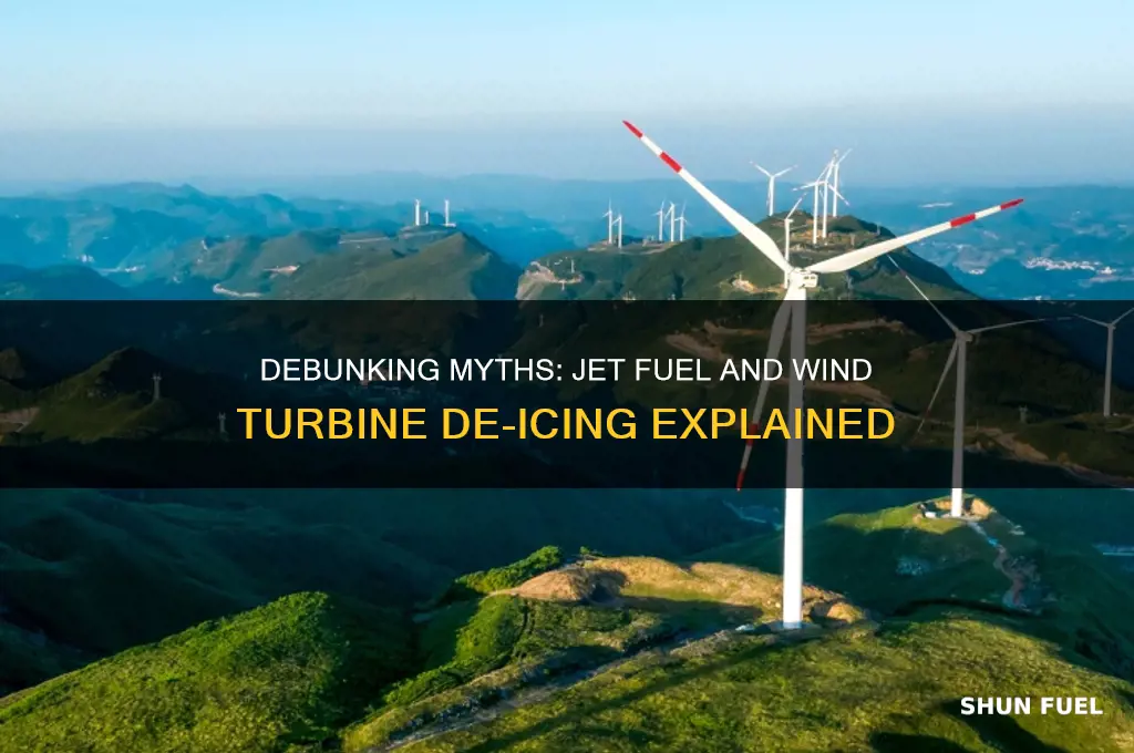 do they use jet fuel to deice wind turbines