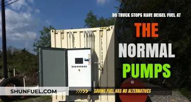 Do Truck Stops Offer Diesel Fuel at Regular Pumps?
