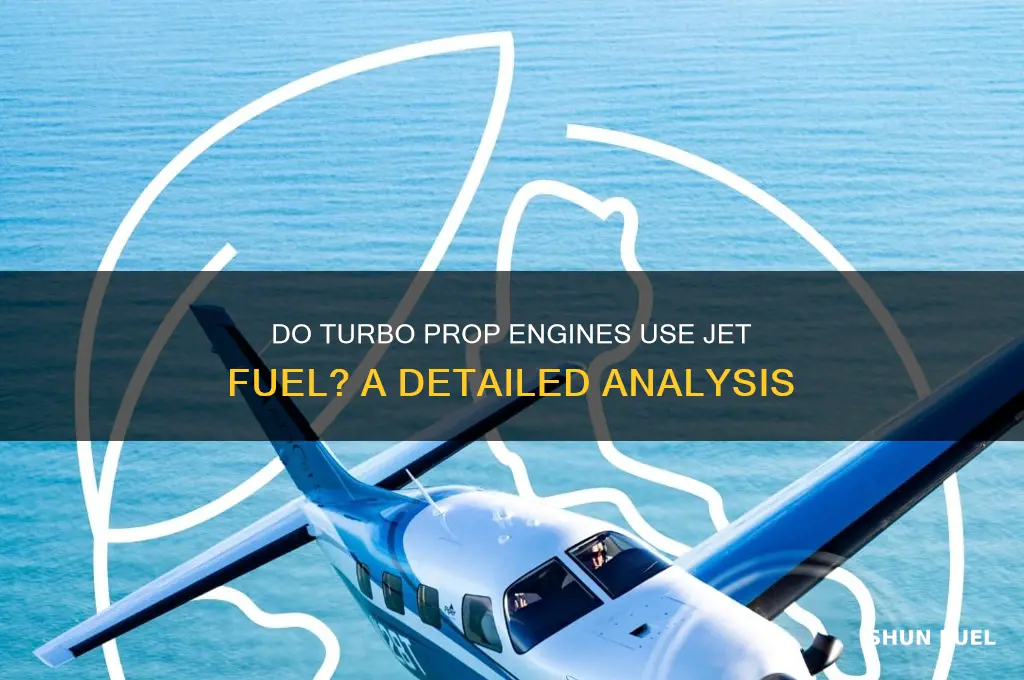 do turbo prop engines use jet fuel