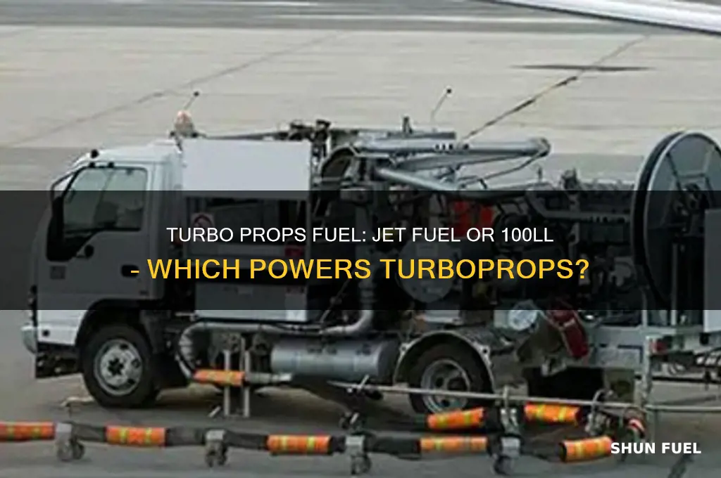 do turbo props use jet fuel or 100ll