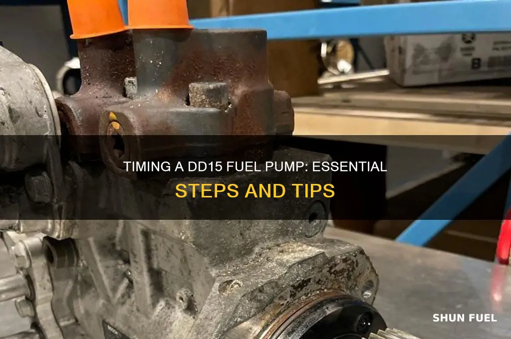 do u have to time fuel pump on dd15