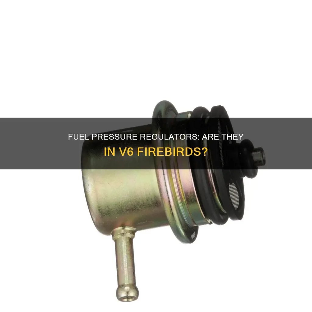 do v6 firebirds have fuel pressure regulators