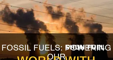 do we get electricty from fossil fuel