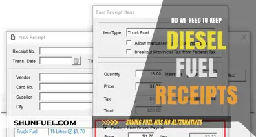 Why Diesel Fuel Receipts Are Important