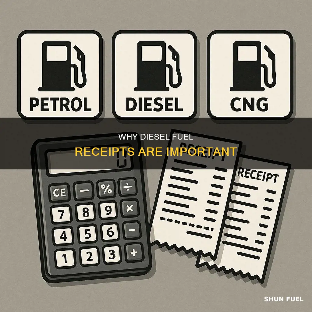 do we need to keep diesel fuel receipts