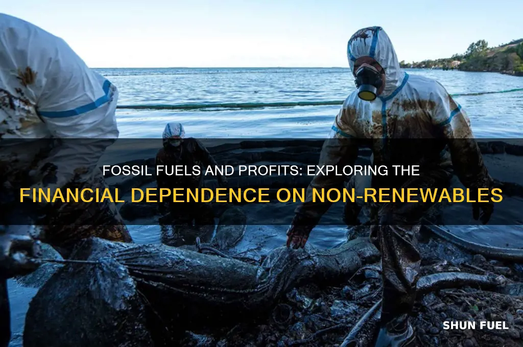 do we use fossial fuels to make money