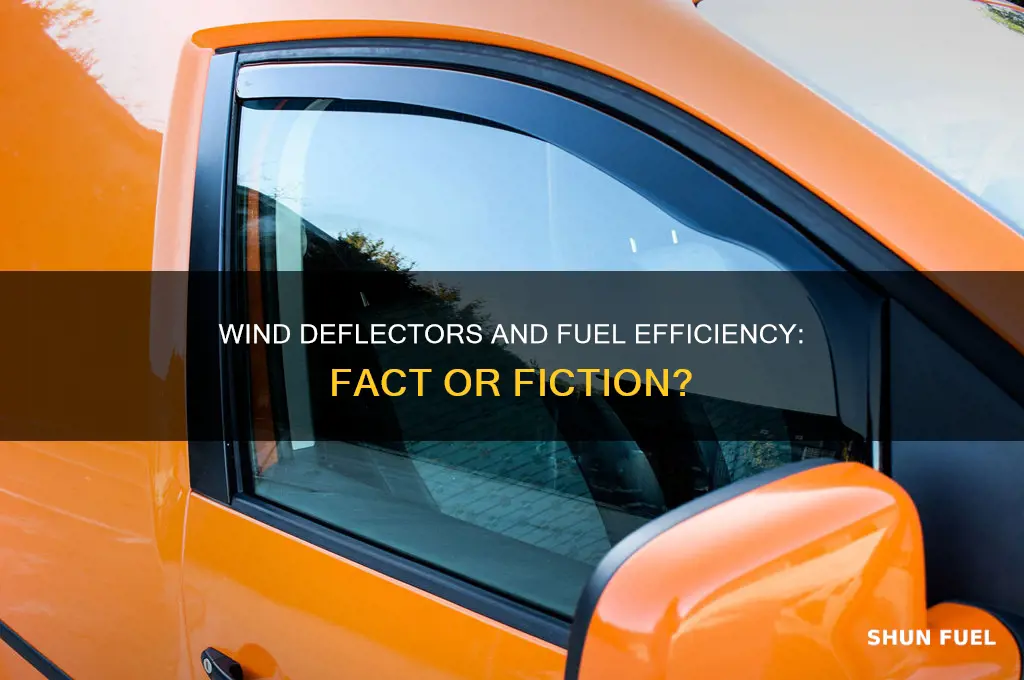 do wind deflectors save fuel