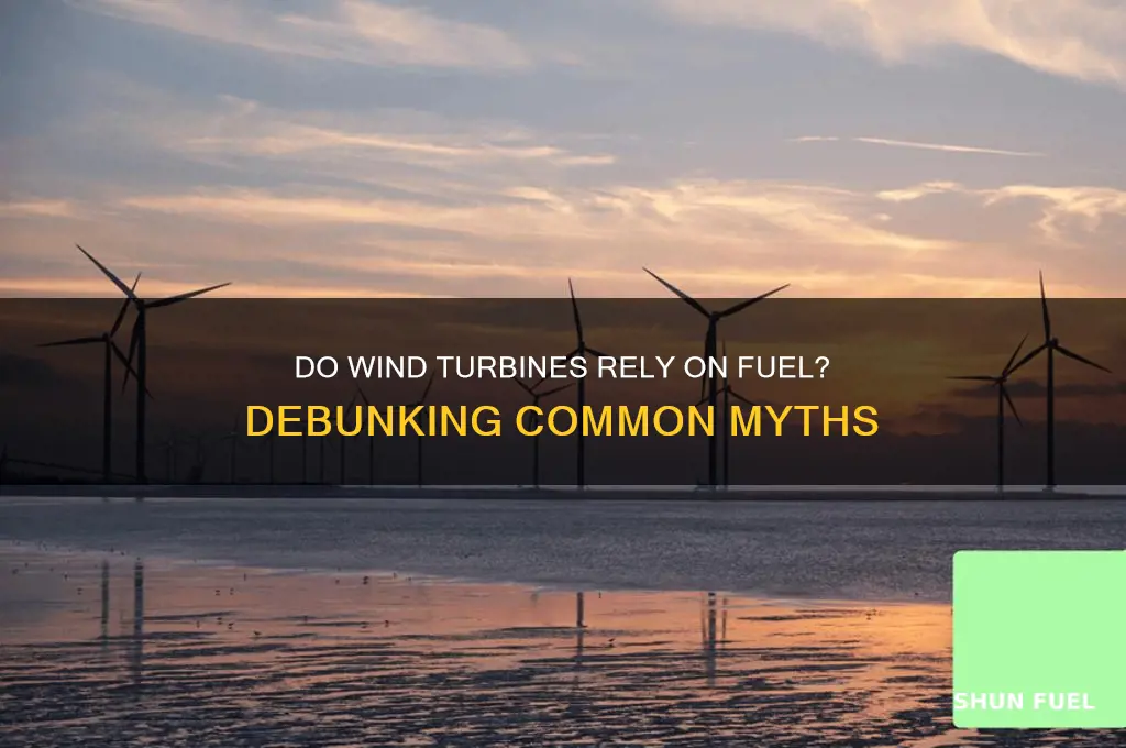 do wind power generators use fuel