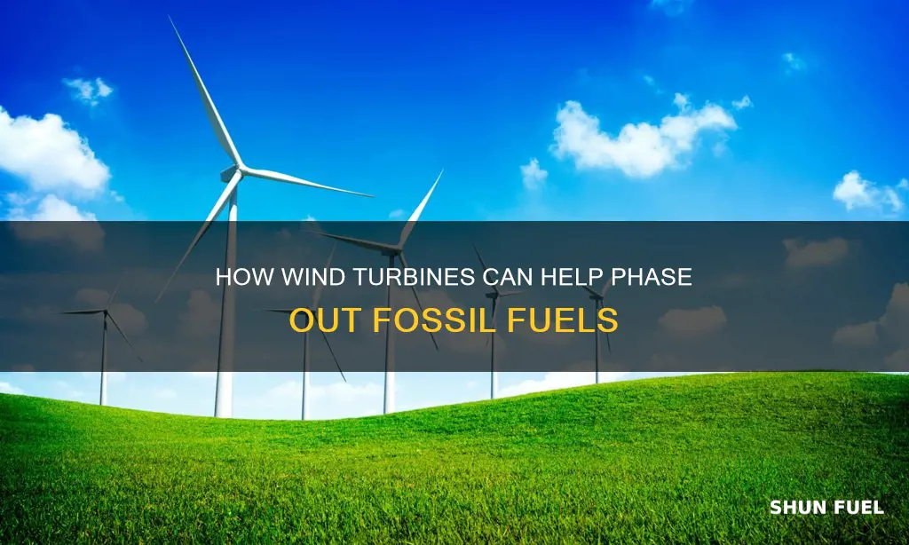 do wind turbines use fossil fuels
