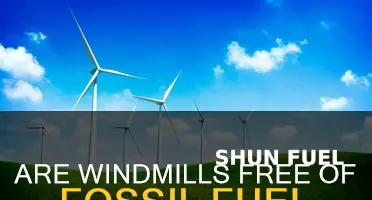 do windmills require fossil fuels