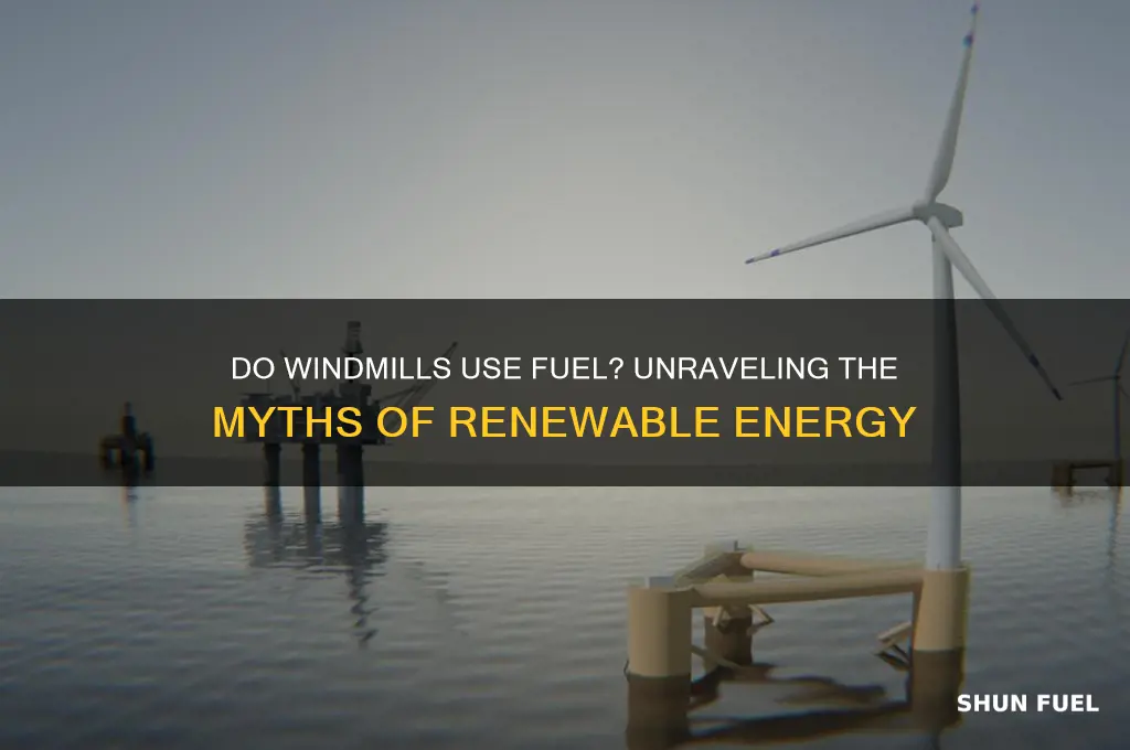 do windmills use fuel