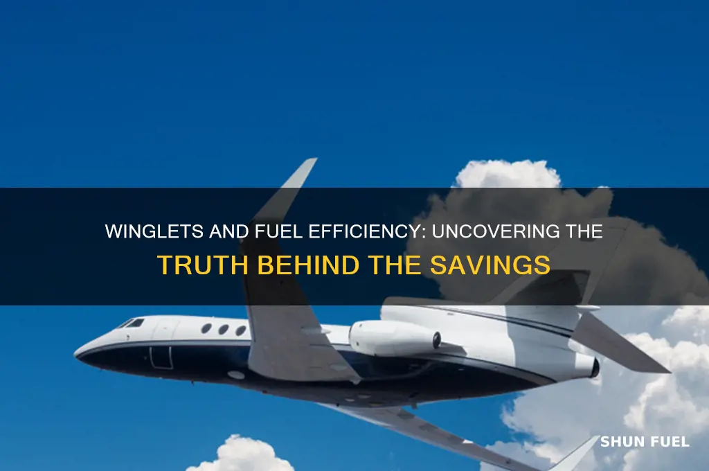 do winglets really save fuel