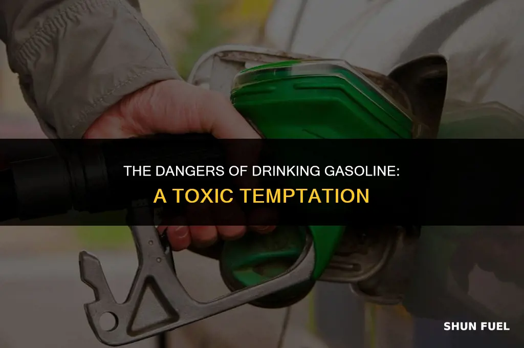 do you drink gasoline