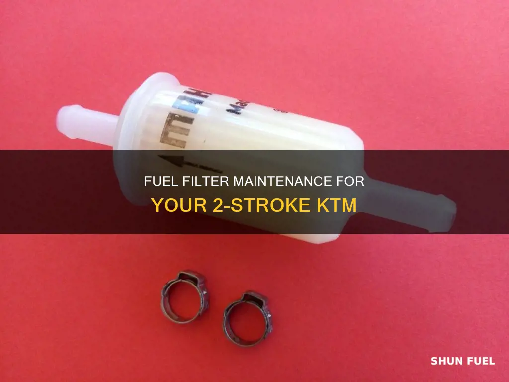 do you have inline fuel filter 2 stroke ktm