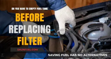 Fuel Filter Replacement: Empty Tank or Not? Uncover the Answer