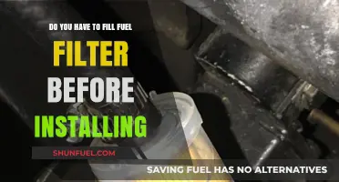 Fuel Filter Installation: Pre-Fill for Optimum Performance