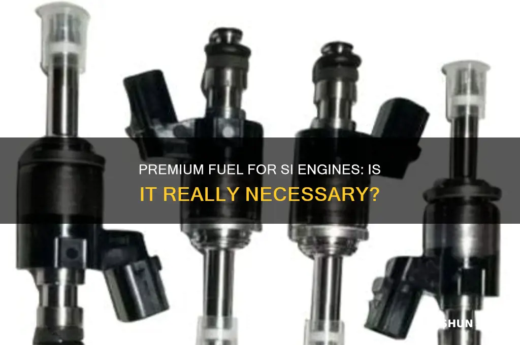 do you have to use premium fuel for si