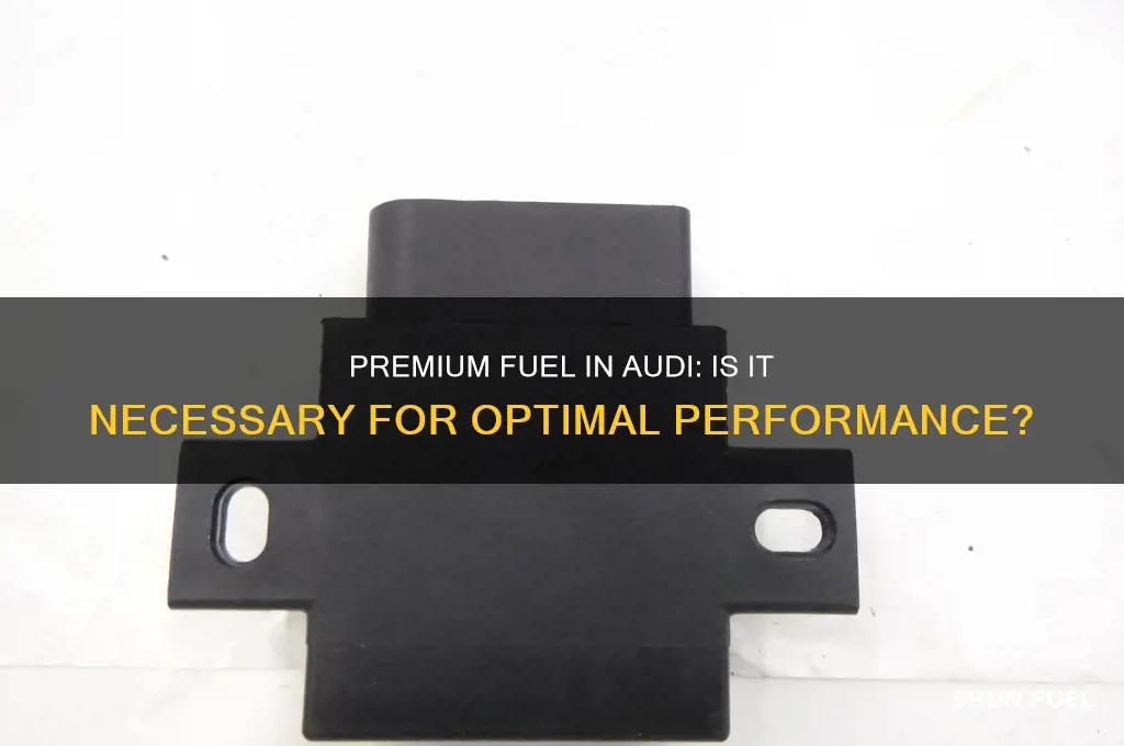 do you have to use premium fuel in an audi