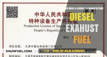 License Requirements for Manufacturing Diesel Exhaust Fuel